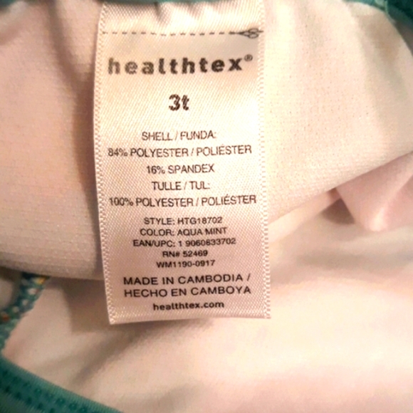 Healthtex 3T Little Girls One piece Swimwear - Picture 4 of 4